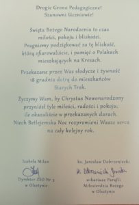 podziękowania