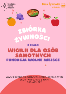 plakat wigilia dla samotnych