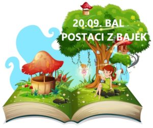 plakat Bal postaci z bajek