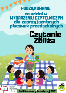 dyplom akcji czytanie zbliża