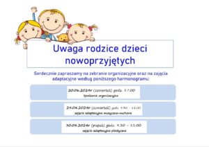 informacja o spotkaniu organizacyjnym