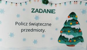 Tekst zadania: policz świąteczne ozdoby