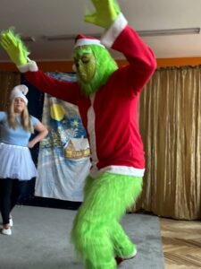 rodzic przebrany za Greencha